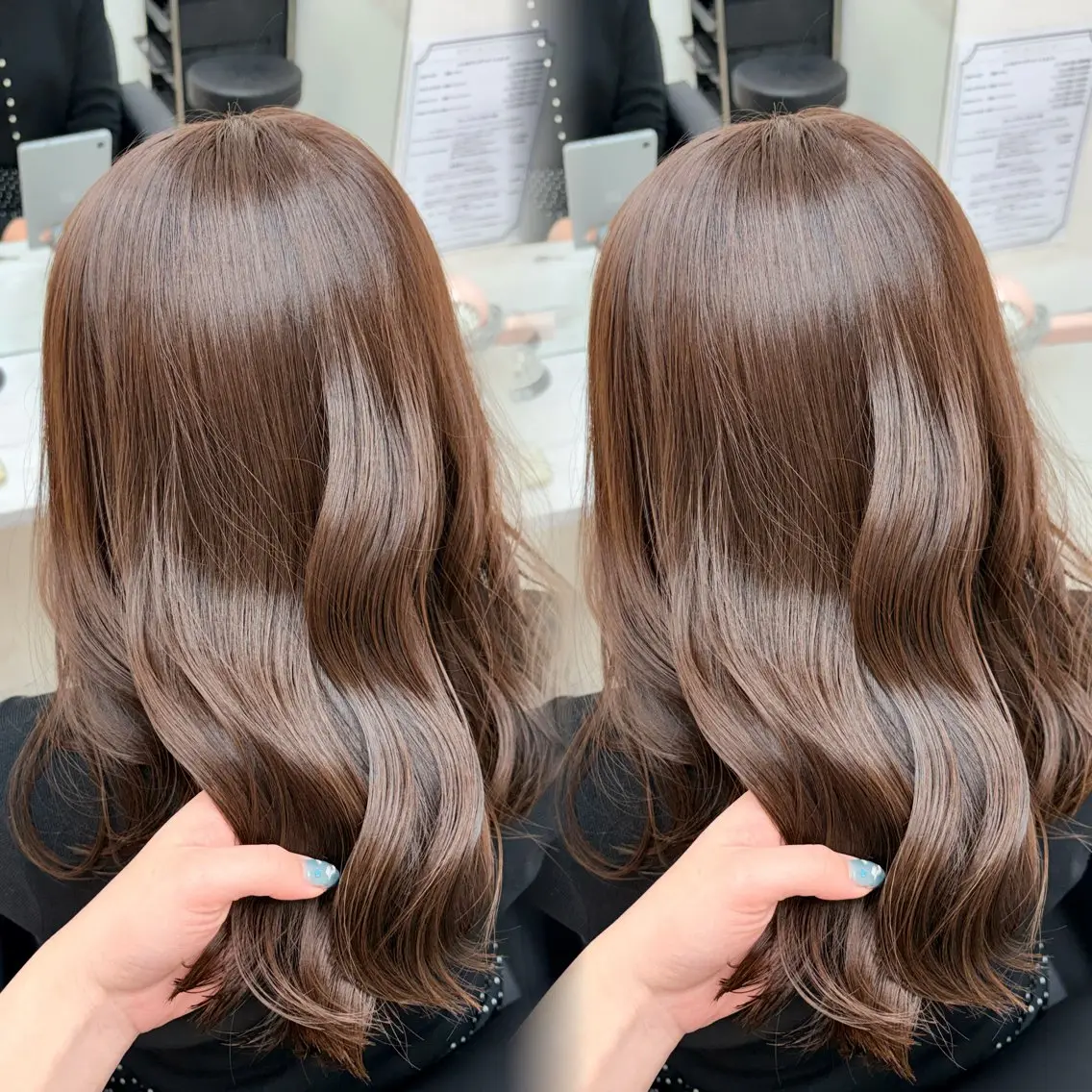ミディアム カラー カット ヘアカラー トリートメント 🍒透明感カラー/ セット/SAKURAのヘアスタイル