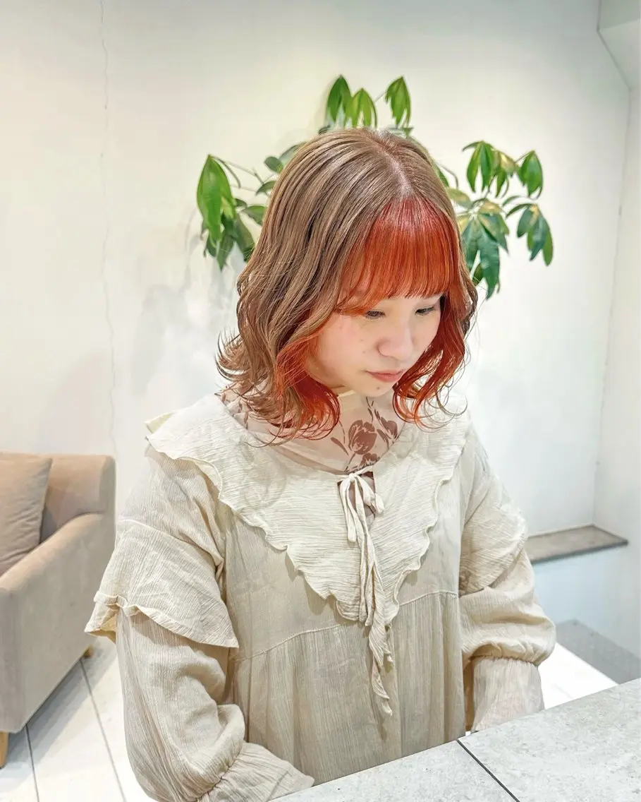 ミディアム etore 矢場町 南沙希のヘアスタイル
