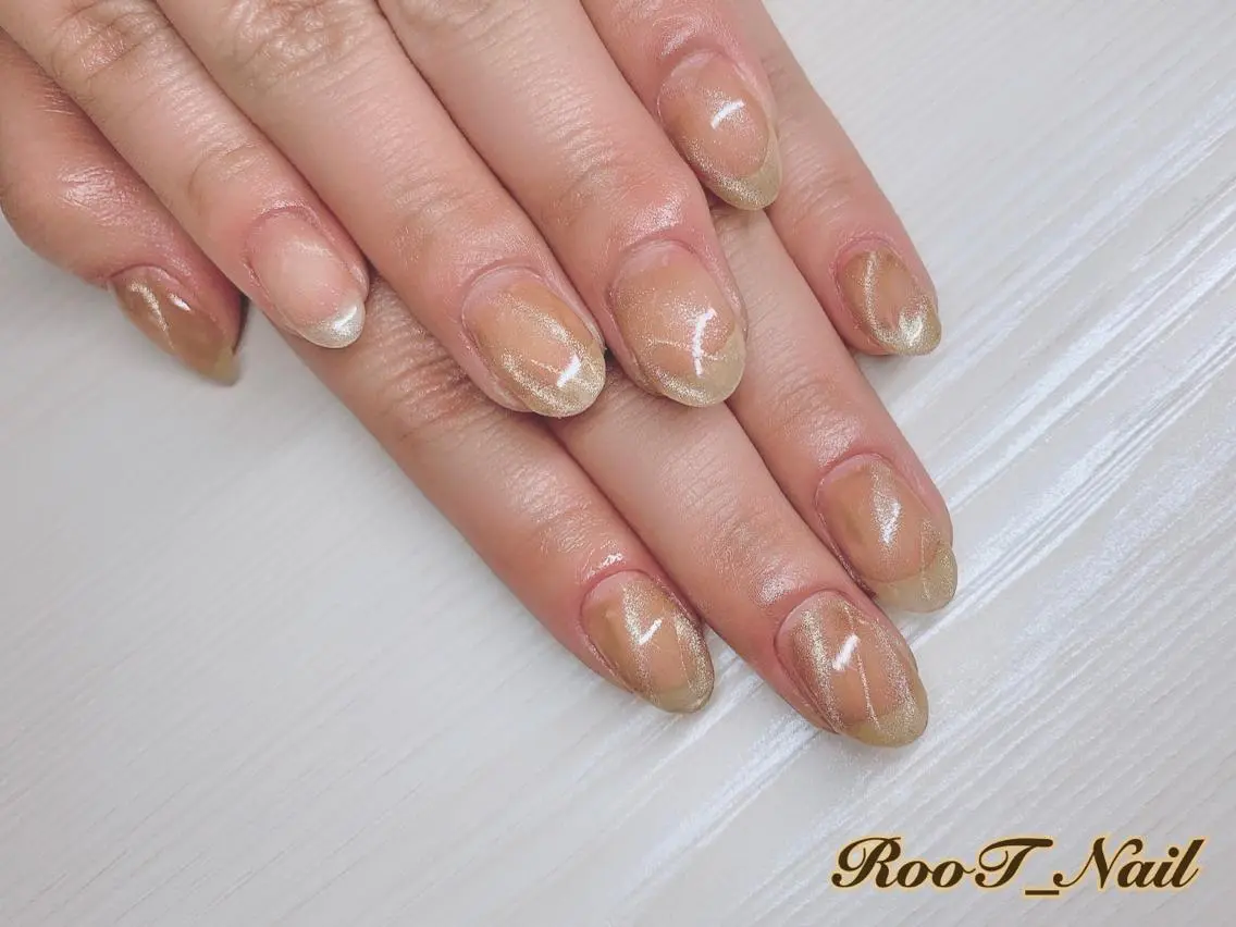 メンズ ネイル マグネットネイル ハンドネイル RooT Nailのネイルデザイン