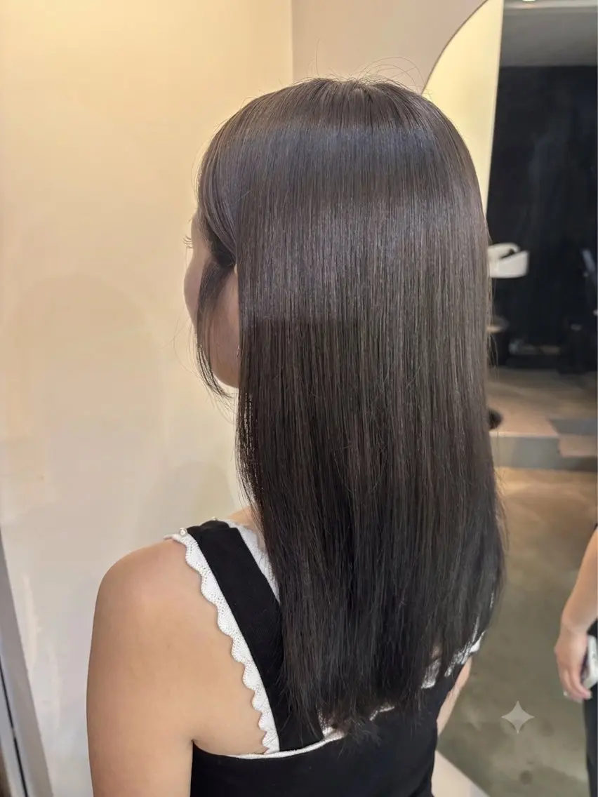 セミロング ヘアカラー 🍒KAHOE🍒 Rooohairのヘアスタイル