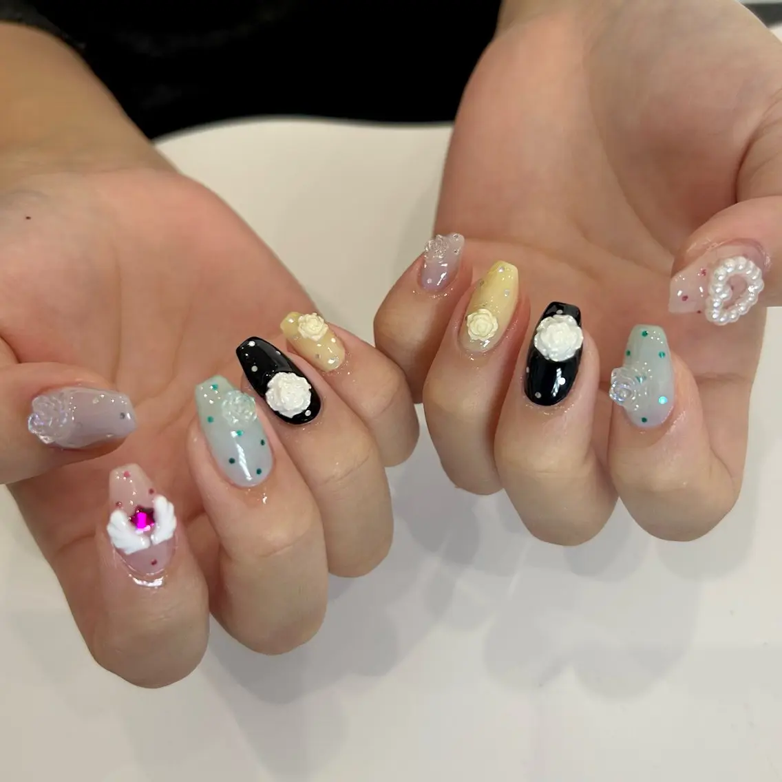 ネイル 持ち込み Allure 小山店 結咲(ゆいさ)のネイルデザイン