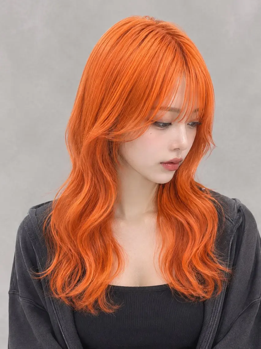 ロング カラー カット ヘアカラー トリートメント ヘッドスパ 鶴貝 幸哉のヘアスタイル