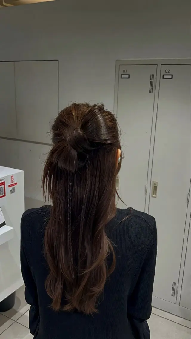 ヘアアレンジ 【艶髪縮毛矯正✨】 maoのヘアスタイル