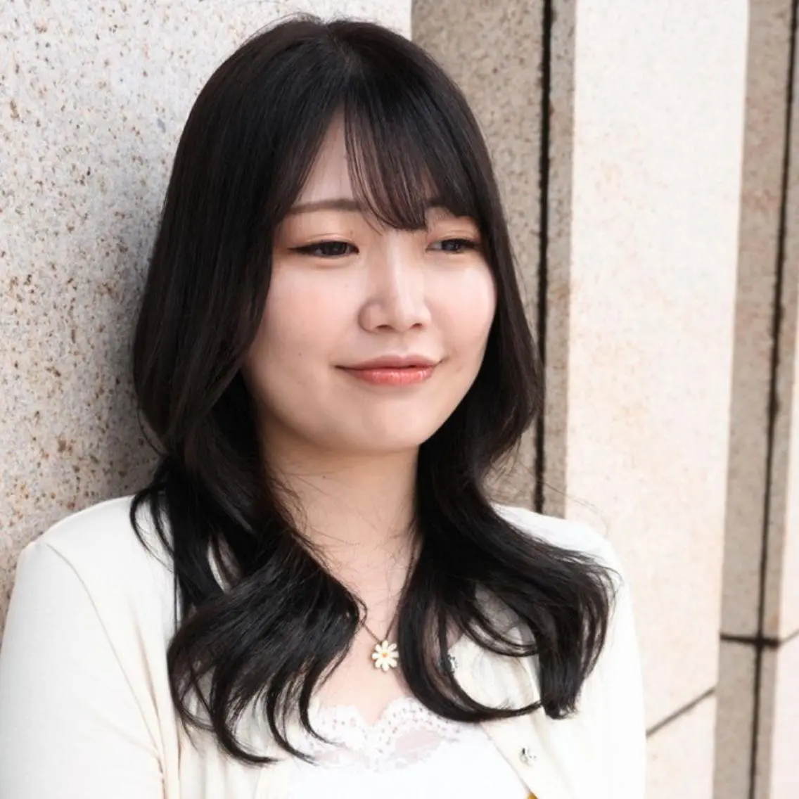 セミロング カラー 黒髪 小顔カット ❇️安達 優心❇️ レイヤー/艶髪特化のヘアスタイル