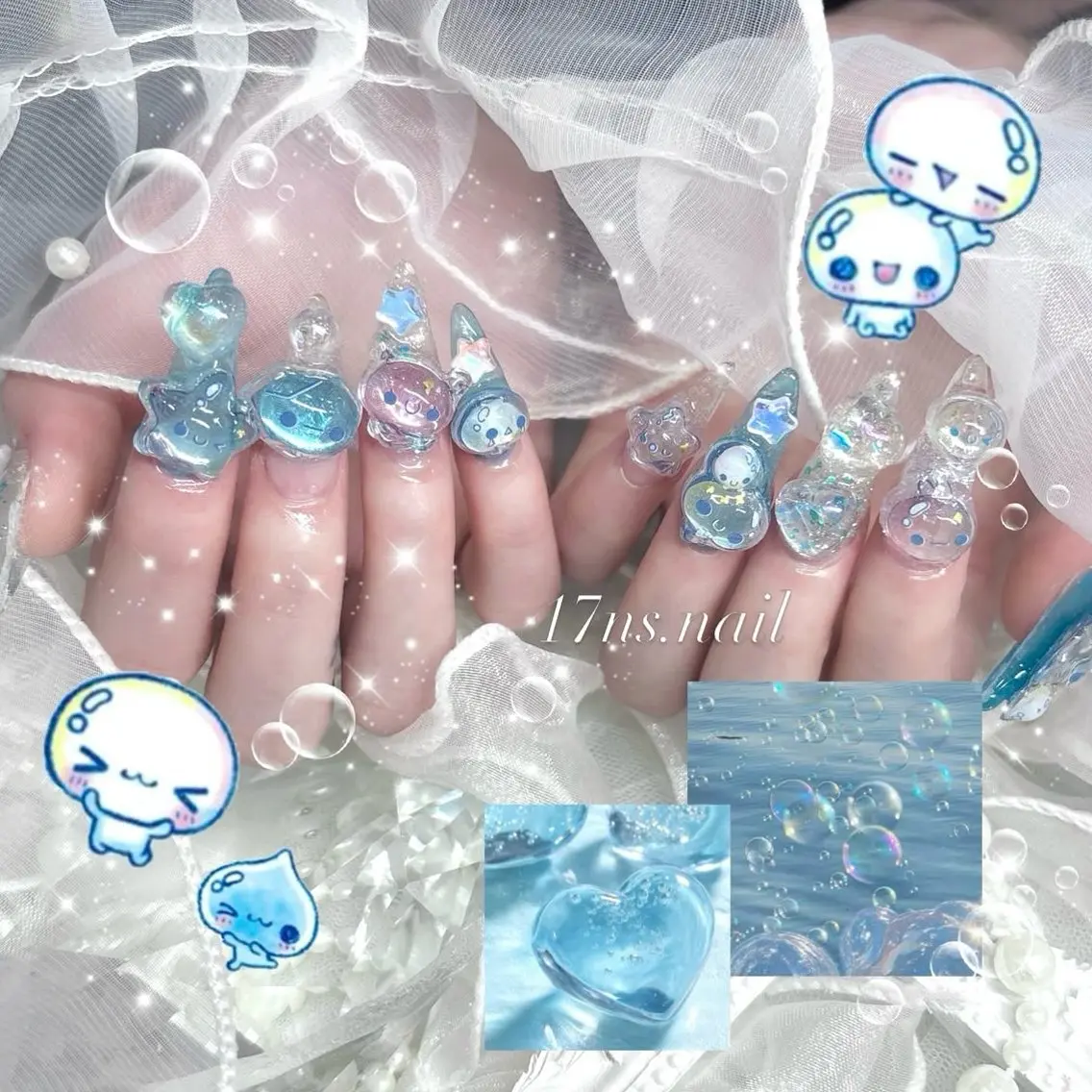 ネイル ˚✧🆕スタッフ🍥 NanAsE⁺✧༚のネイルデザイン