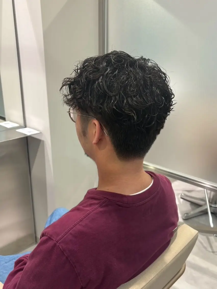 メンズカット💇🏻♂️+パーマ🌀の写真