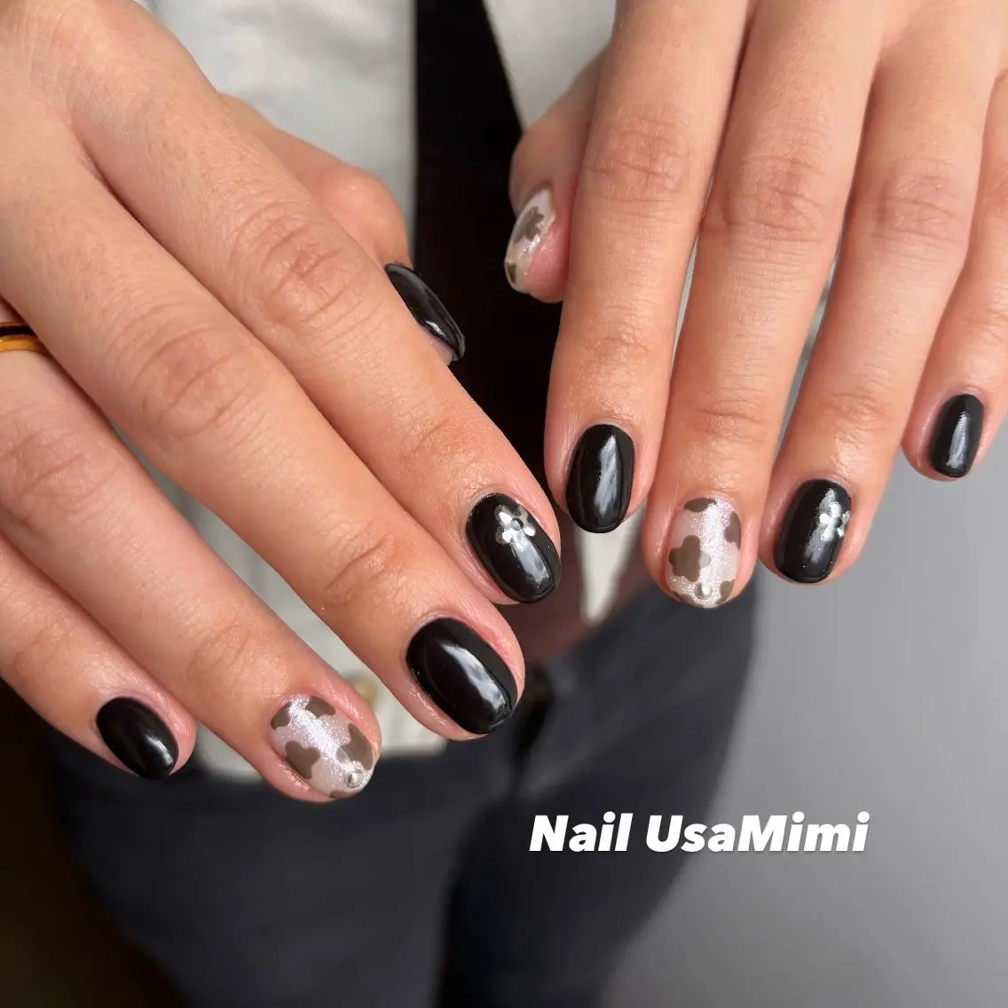 ネイル アートネイル ハンドネイル 本町ネイルNail UsaMimiのネイルデザイン