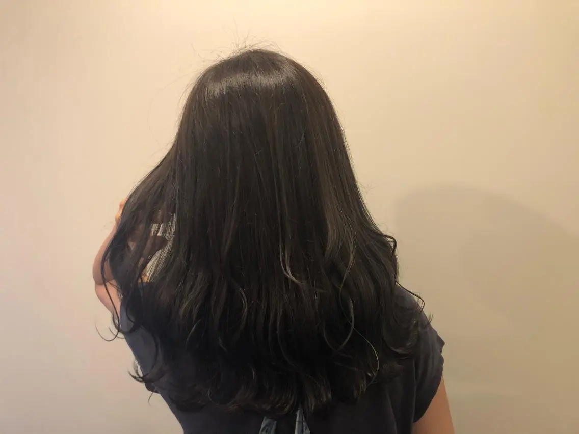 カラー アッシュ グレージュ ラベンダーカラー ラベンダーグレージュ ラベンダーグレー Hair&Make Nahoのマツエク・マツパデザイン
