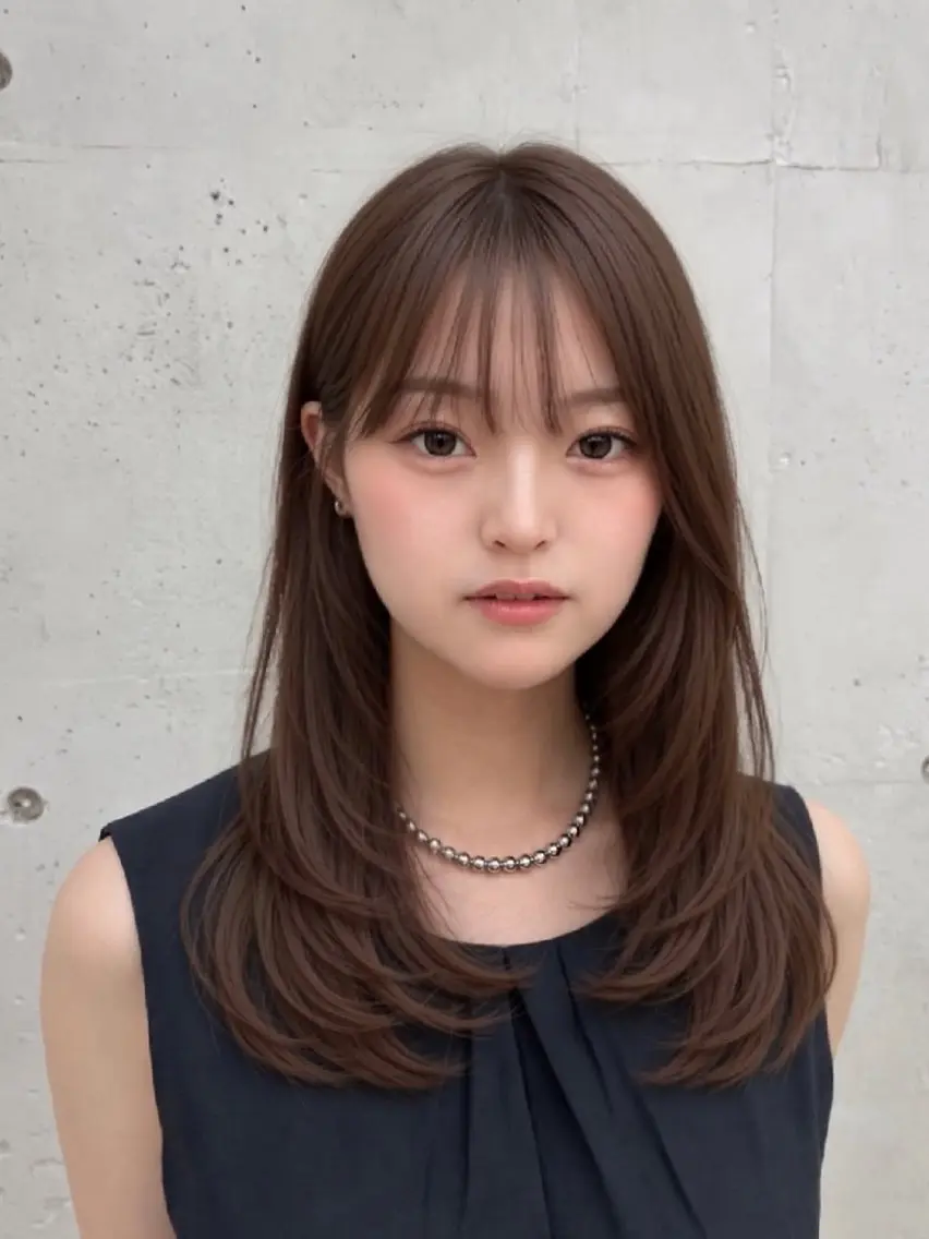 レイヤーカット×ブラウン ベージュカラー🥣🤎の写真