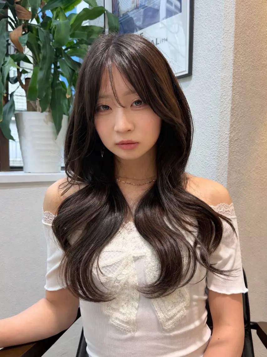 ロング カット ヘアカラー 🎀ブリーチなしカラ ー🎀Mizukiのヘアスタイル