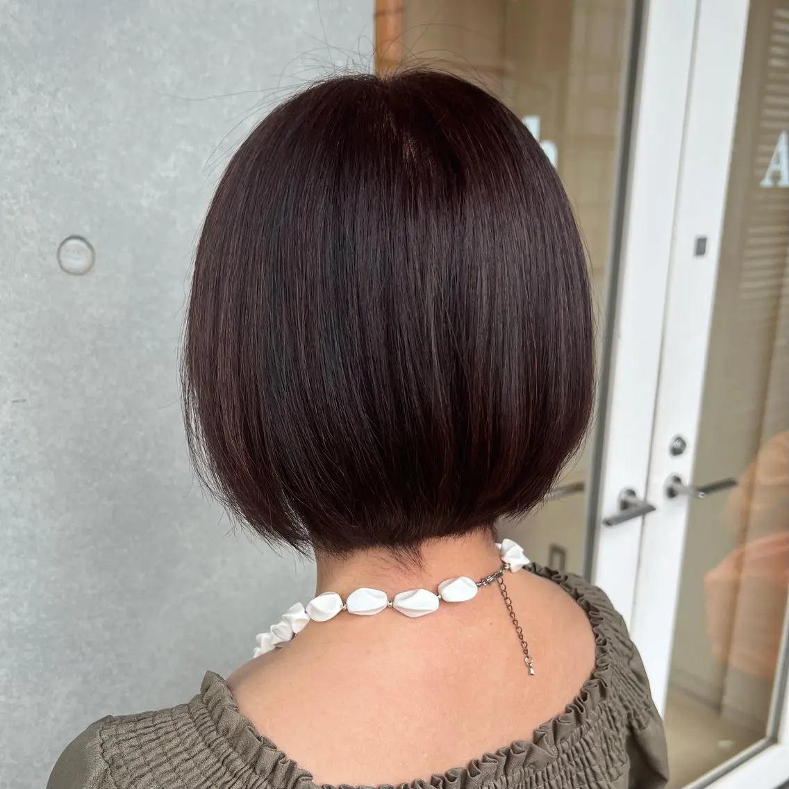 カラー ブラウンカラー ピンクカラー 遠藤姫花 𝒂𝒔𝒉草加𓂃のヘアスタイル