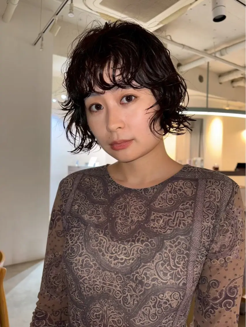 パーマ Misato🎀🖤 ダブルカラー募集のヘアスタイル