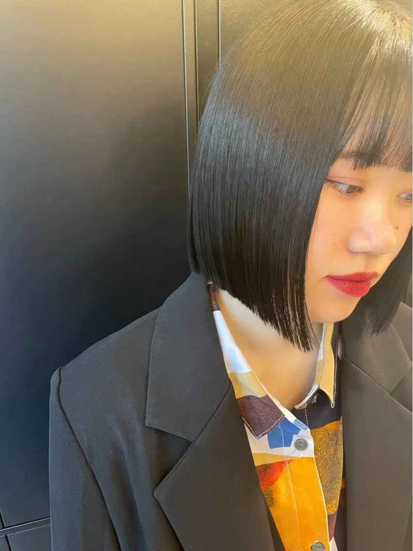 前髪カット＋リタッチカラー＋トリートメントの写真