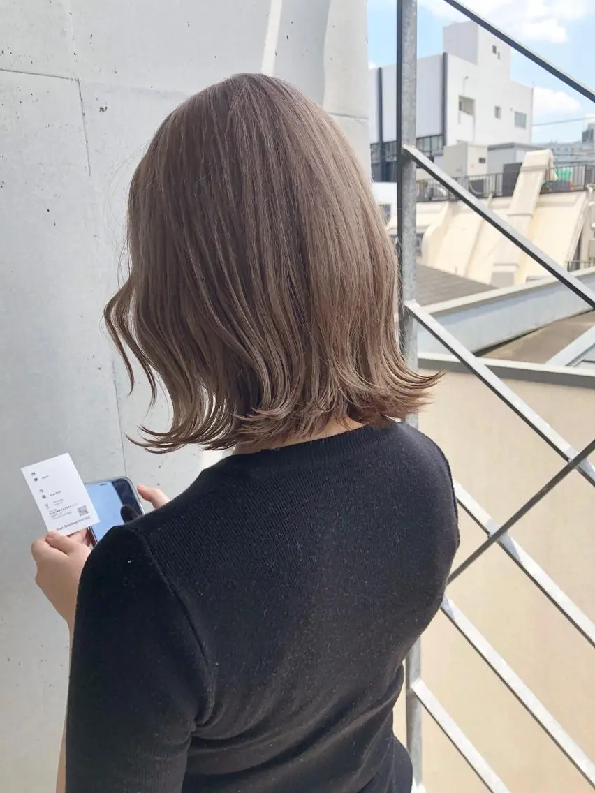 ☘️ブリーチ1回☘️ダブルカラー✨グレージュ・ベージュ系の写真