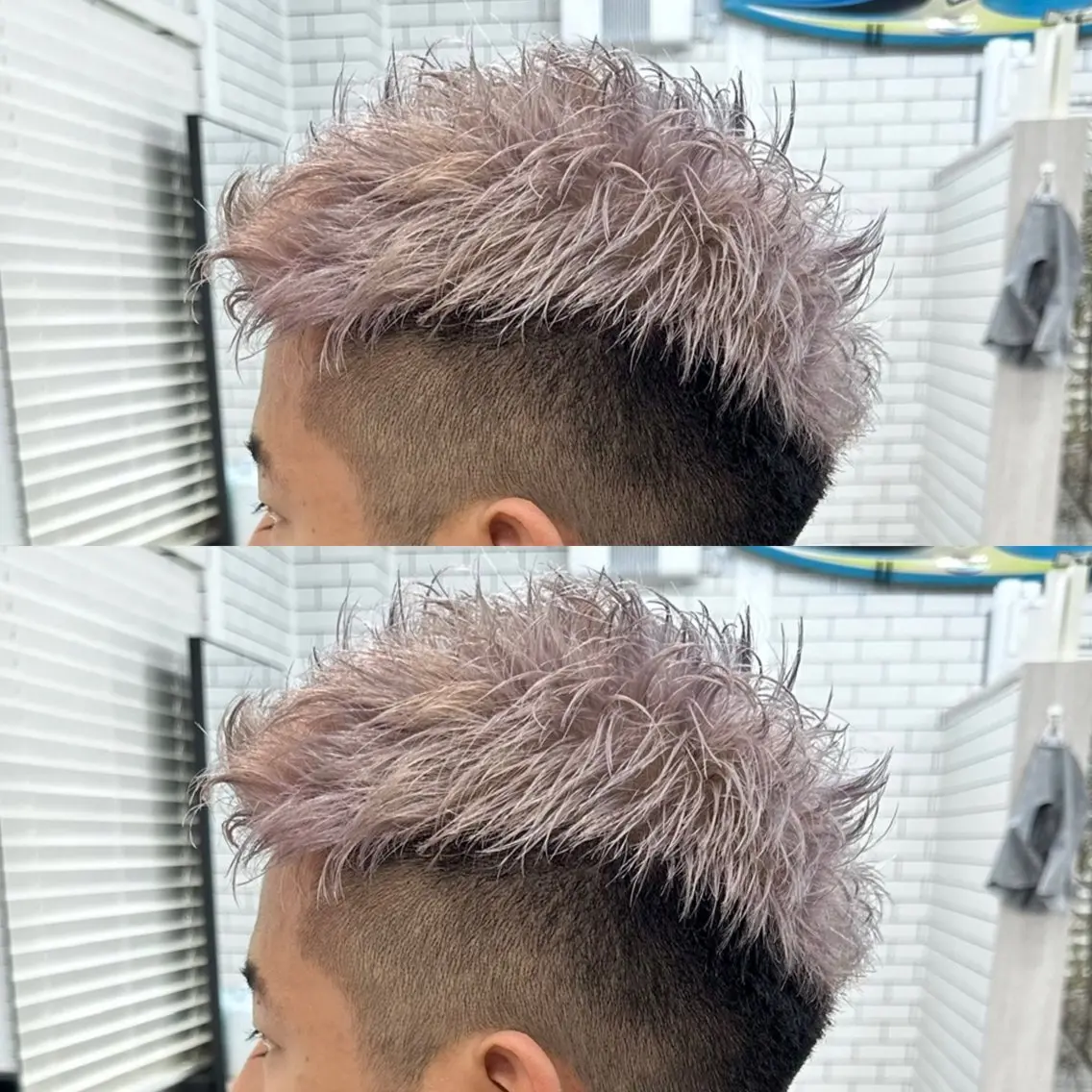 ショート カラー メンズ スパイキーショート ショートヘア メンズ特化✂️ 小枝 優生のヘアスタイル