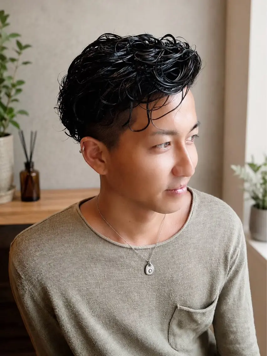 カラー メンズ ❤️Mimi/non ワンカラー❤️のヘアスタイル