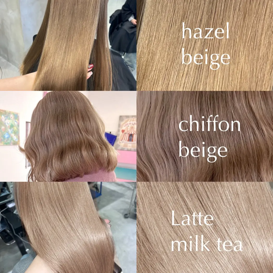 ロング ヘアカラー トリートメント ナナ♡レイヤーカット ♡似合わせカラーのヘアスタイル