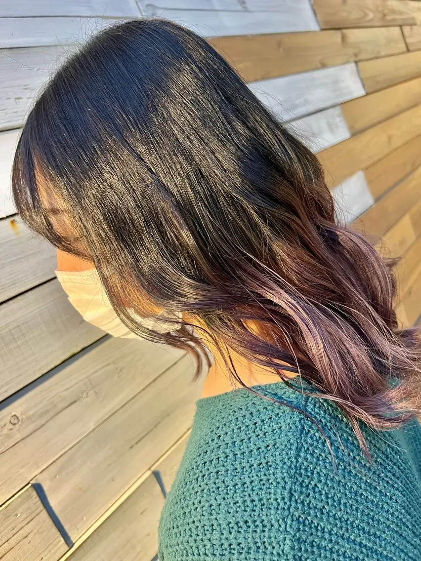 ミディアム カラー MAI🌸 韓国風style🫧のヘアスタイル