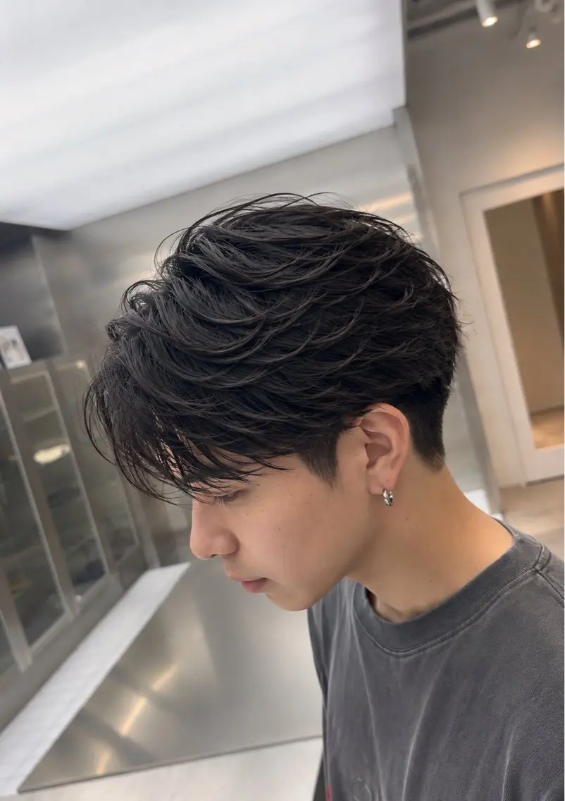 パーマ メンズ カット パーマ 川口 翔太郎（fifth）のヘアスタイル