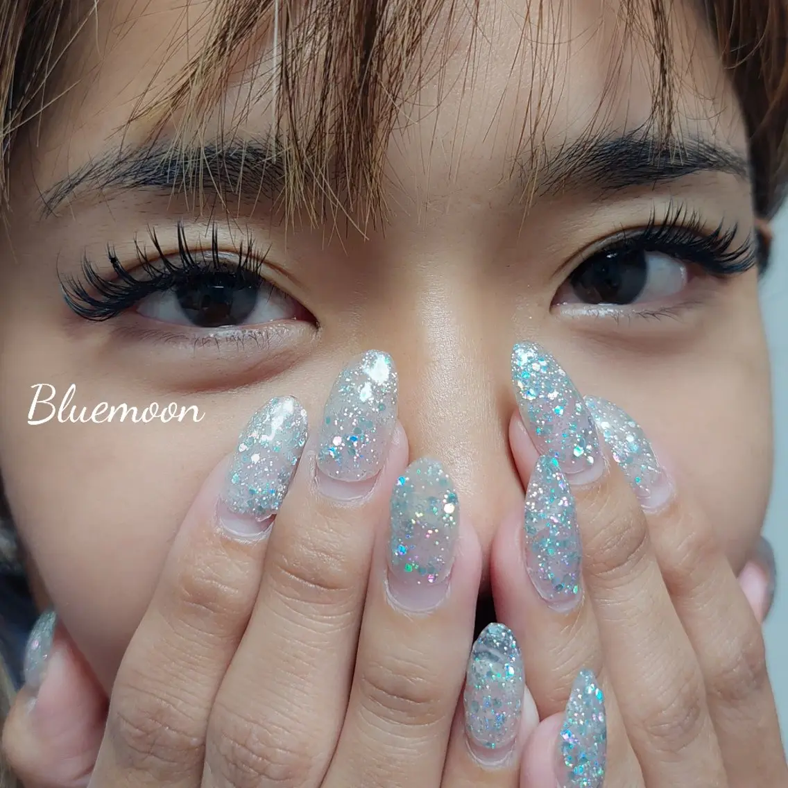 マツエク・マツパ 付け放題 Blue moonのマツエク・マツパデザイン