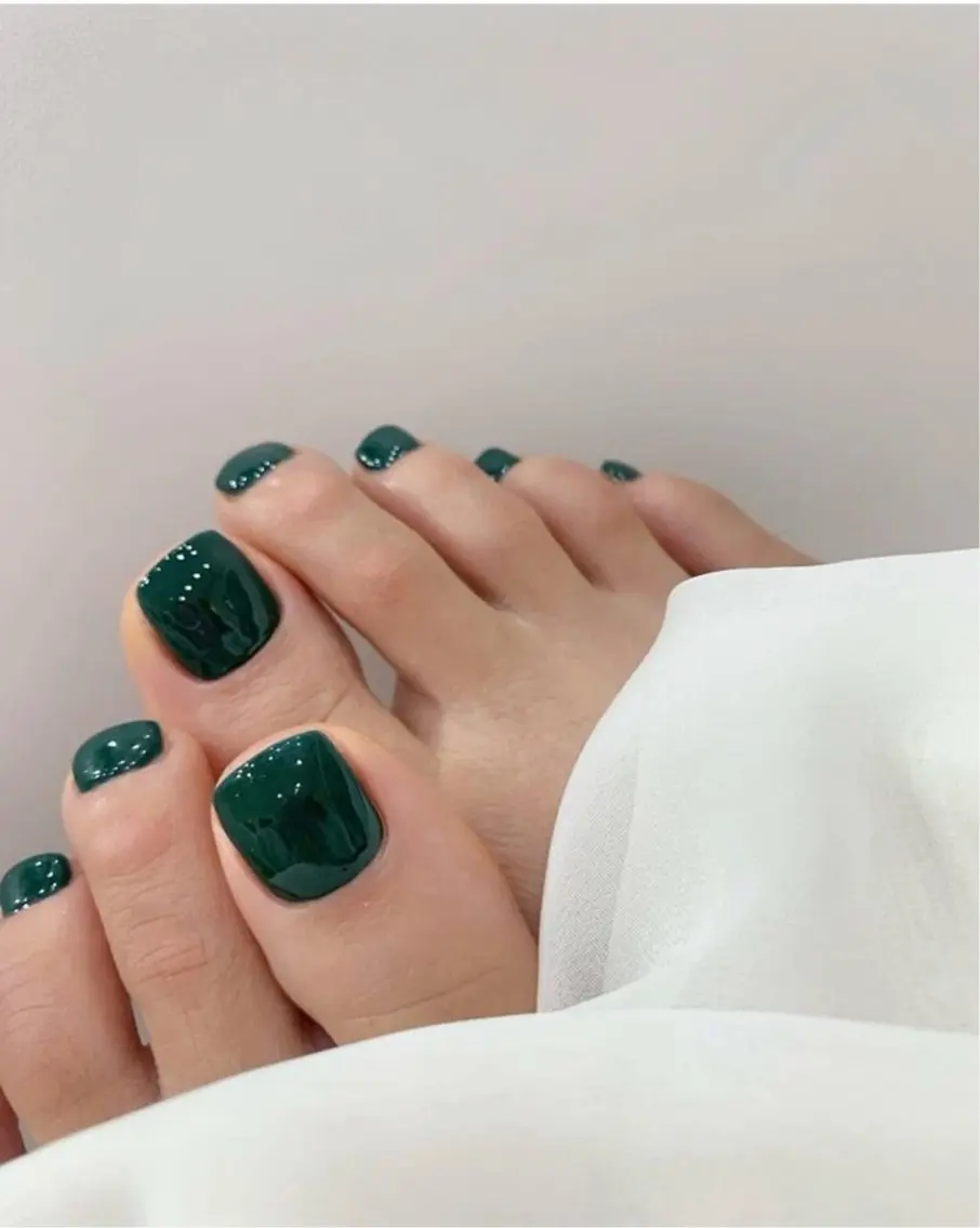ワンカラーネイルの写真