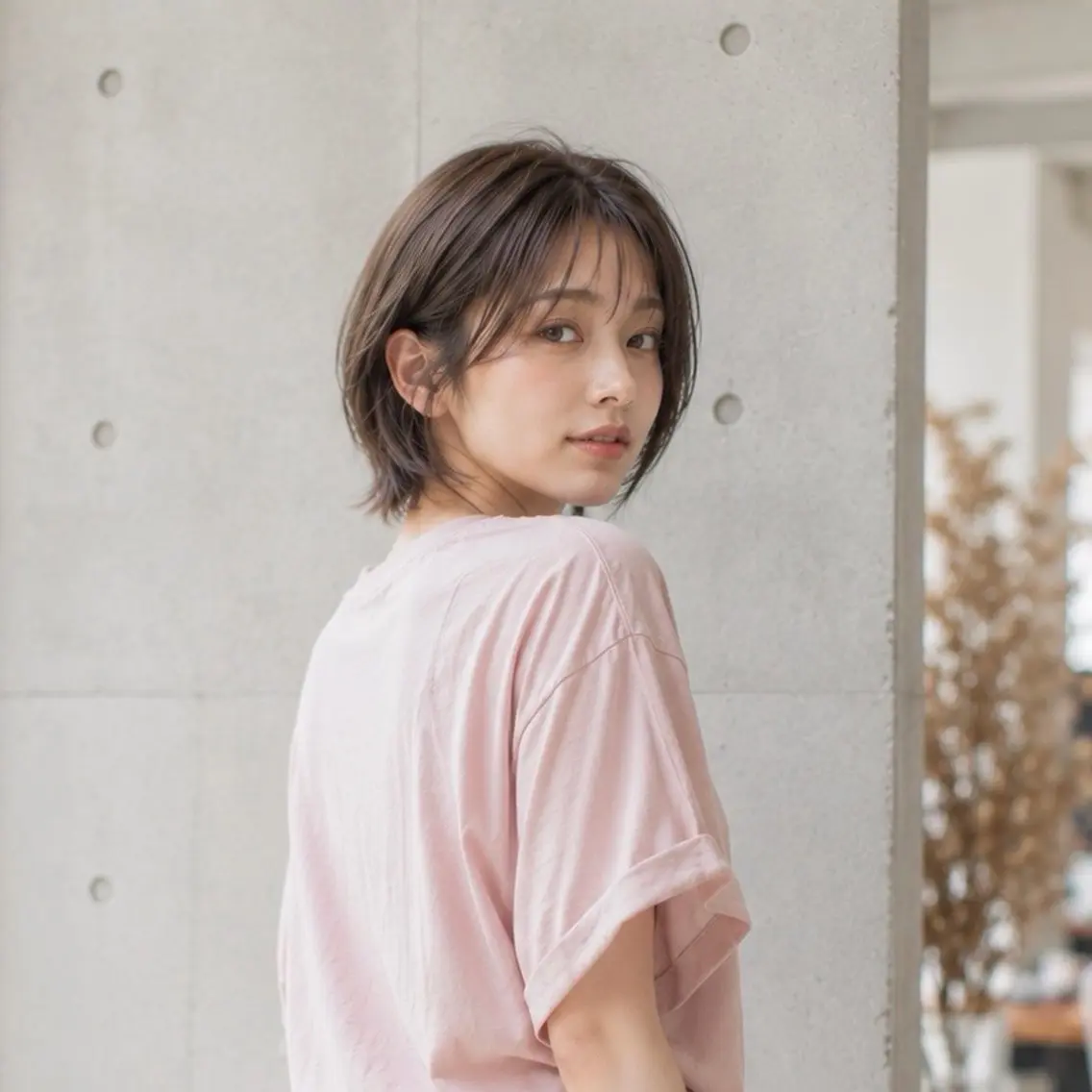 ショート カラー 艶カラー/髪質改善 白髪ボカシ近藤大二郎のヘアスタイル