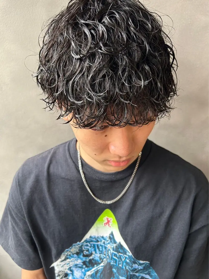【MENS限定】カット✂️+波巻きパーマの写真