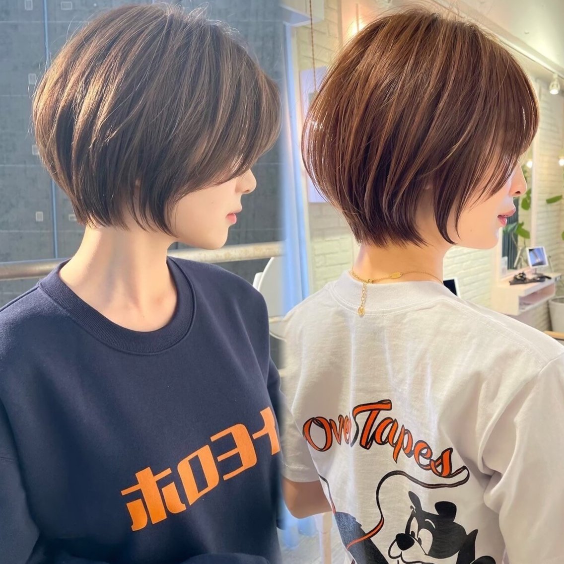 ショート カラー カット ヘアカラー トリートメント ❣️縮毛矯正/ボブ /カラー/渡部晃輝のヘアスタイル