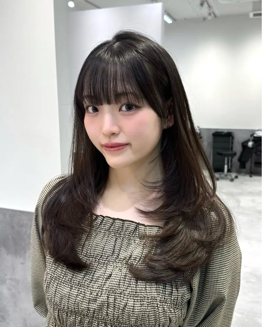 ロング レイヤーカット 韓国系支持率No.1 レイヤー特化/きょうのヘアスタイル