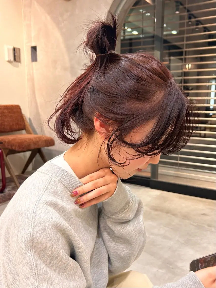 カラー デザインパーマ/ カット/nanaのヘアスタイル