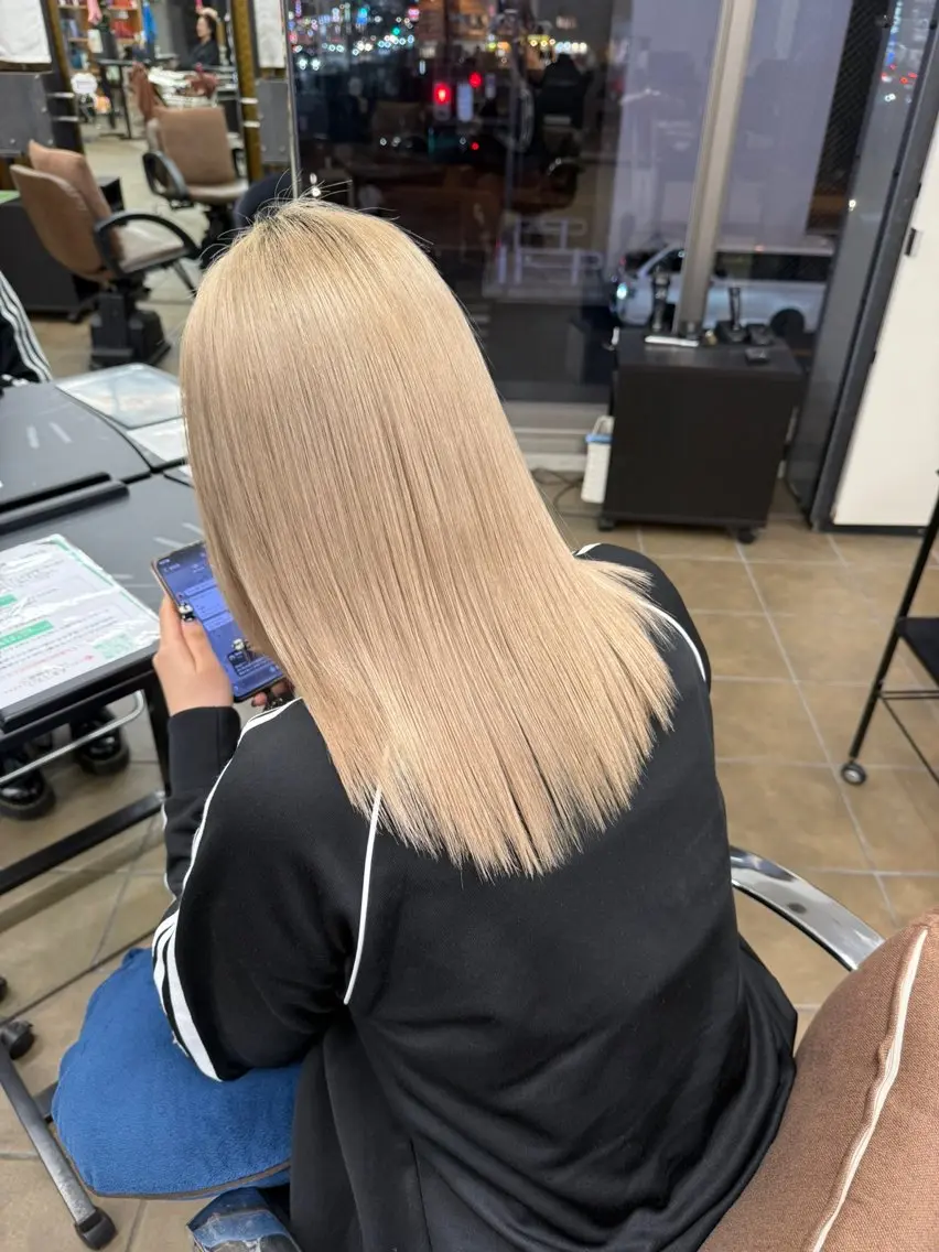 ミディアム トリートメント 松本 仁美のヘアスタイル