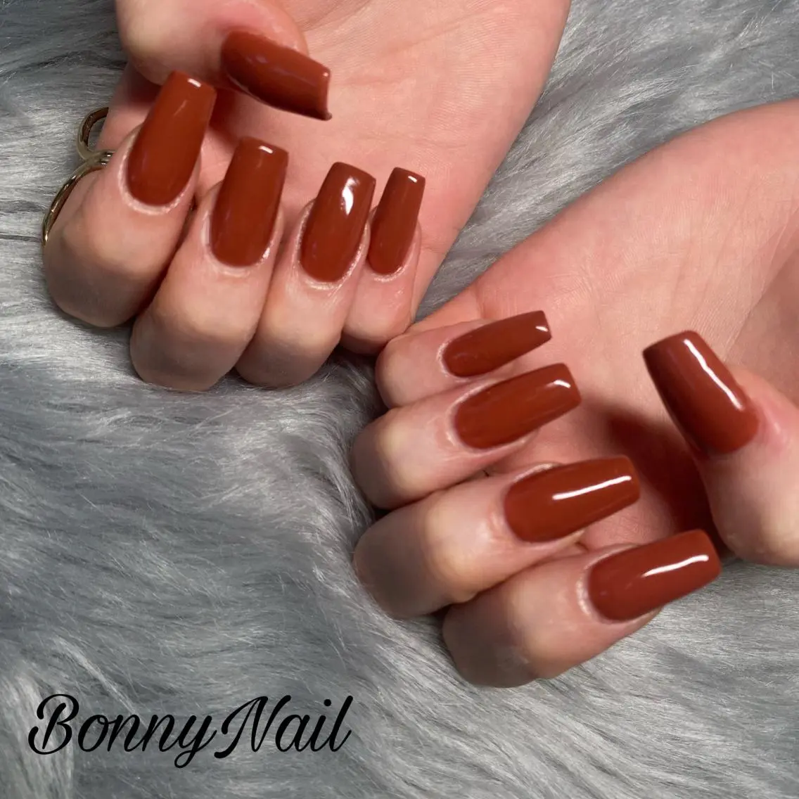 ネイル ワンカラーネイル スカルプネイル Bonny Nailのネイルデザイン