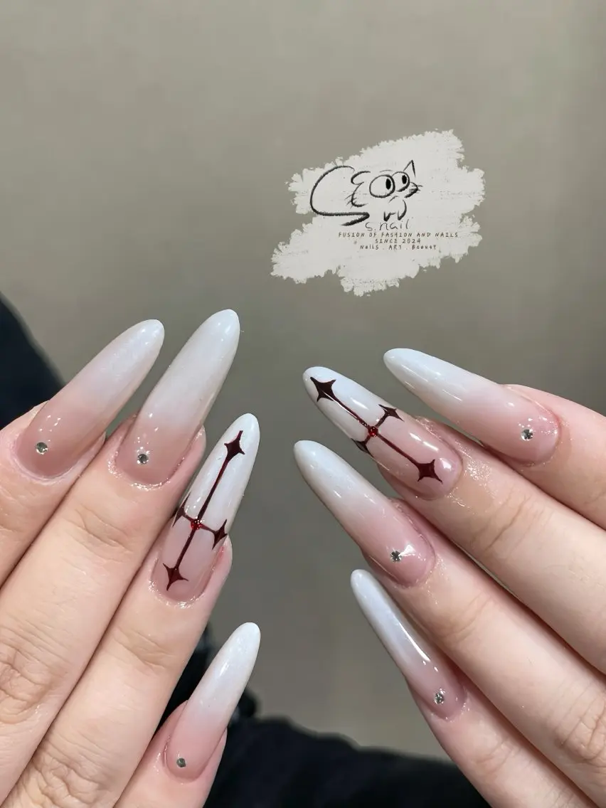 ネイル チークネイル フレンチネイル グラデーション マグネットネイル ワンカラーネイル S.nail _のネイルデザイン
