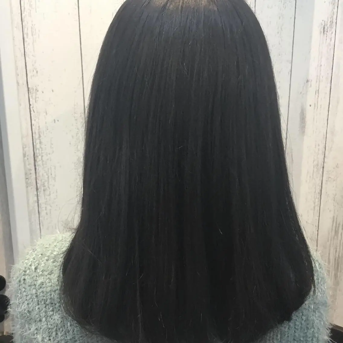 セミロング カラー パーマ 金崎 新吾のヘアスタイル