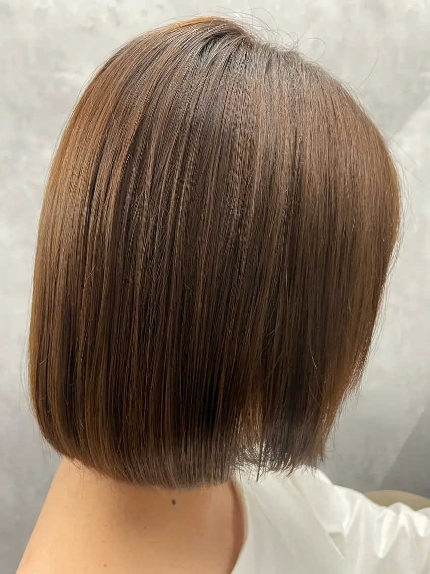 ミディアム 縮毛矯正 newi宮崎店 ゆきのヘアスタイル