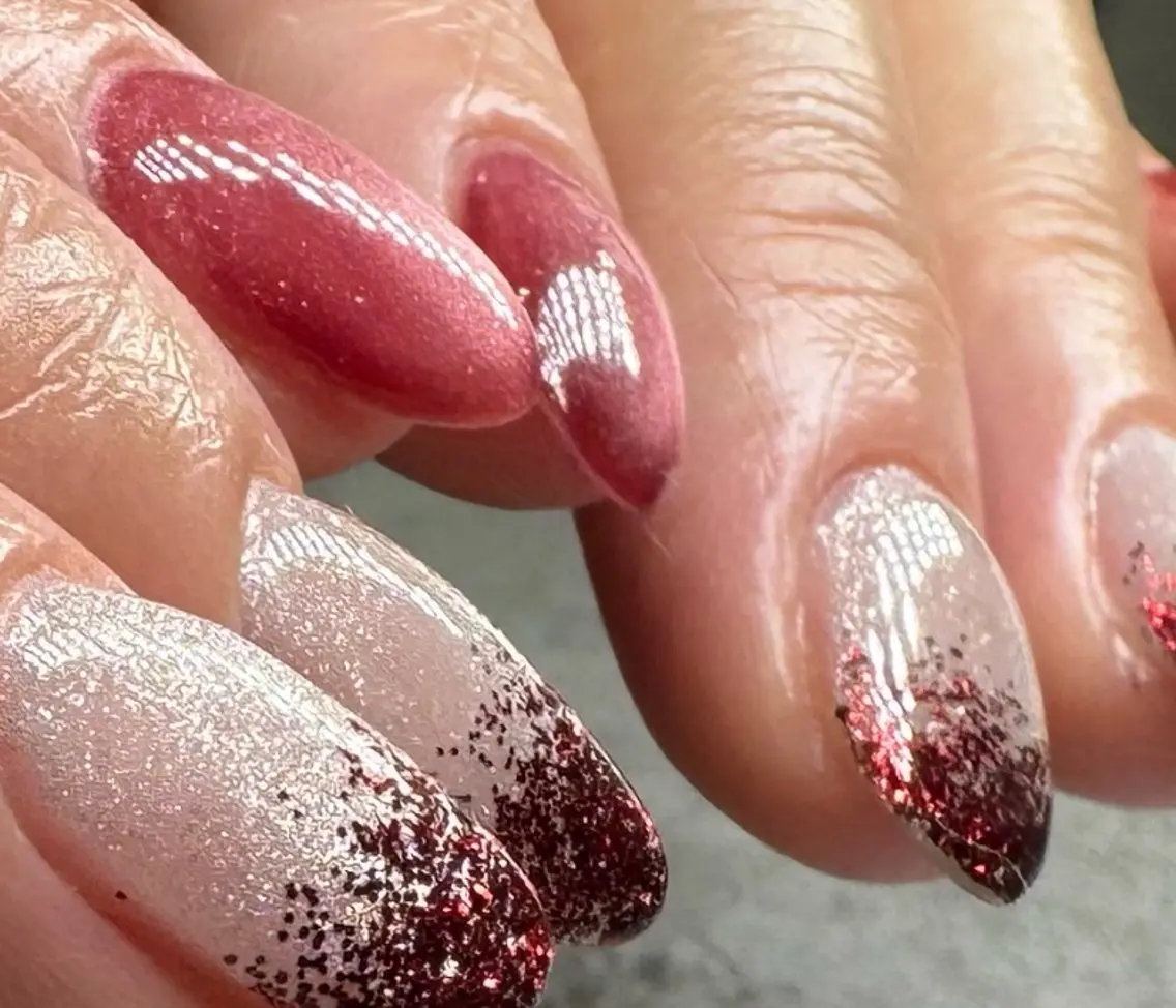 ネイル ストーンネイル ハンドネイル ハンドケア atelier yu's nailのネイルデザイン
