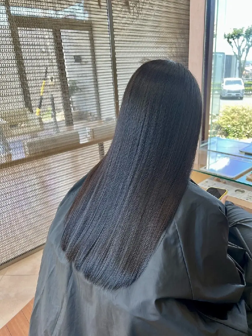ロング 韓国風ヘア HairSalon  Cloudのヘアスタイル