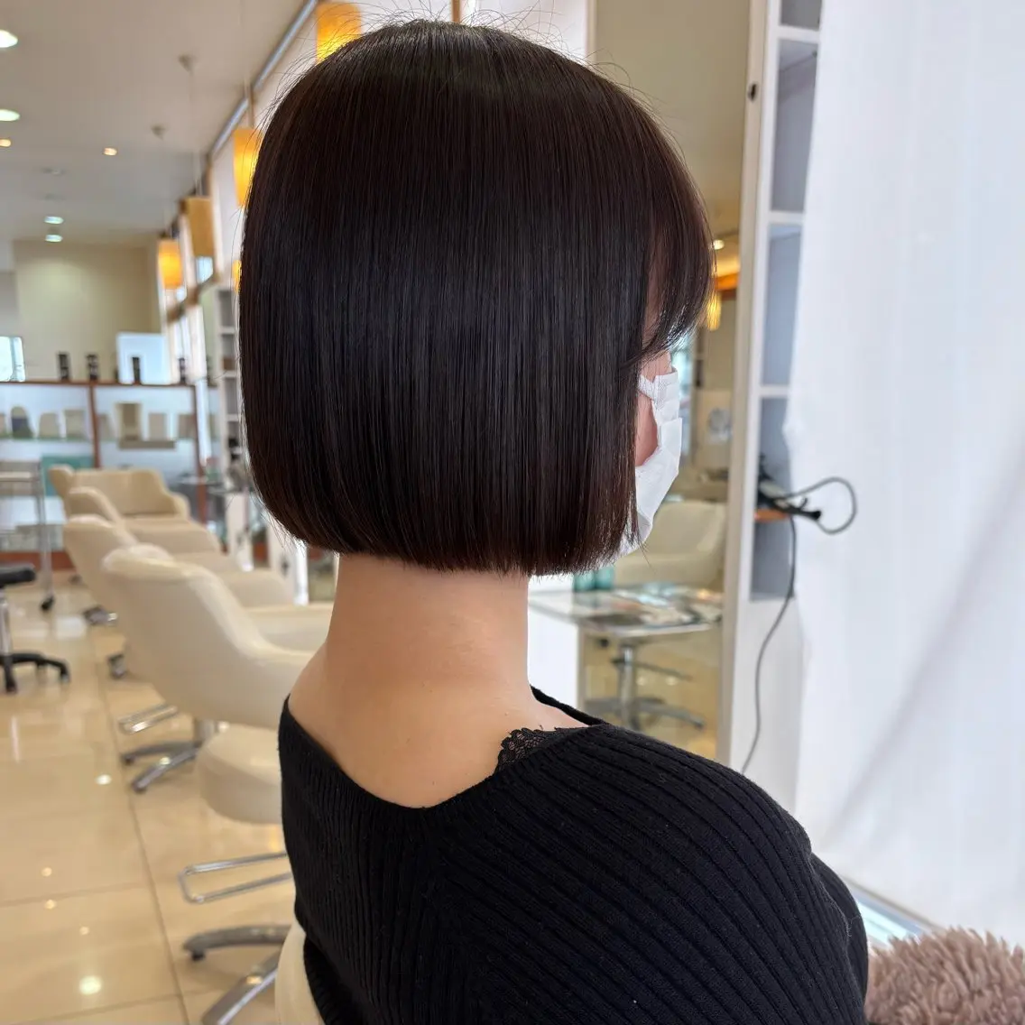 ショート ボブ 💖改善カラー 板倉百花💖のヘアスタイル
