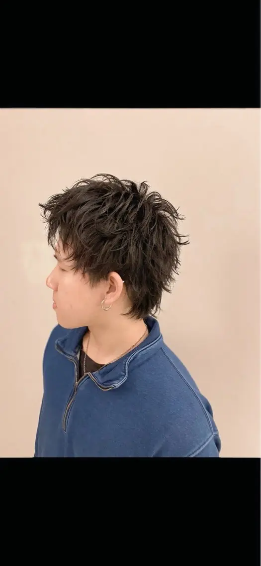 ショート メンズ カット メンズパーマ/カラー 中島 海のヘアスタイル