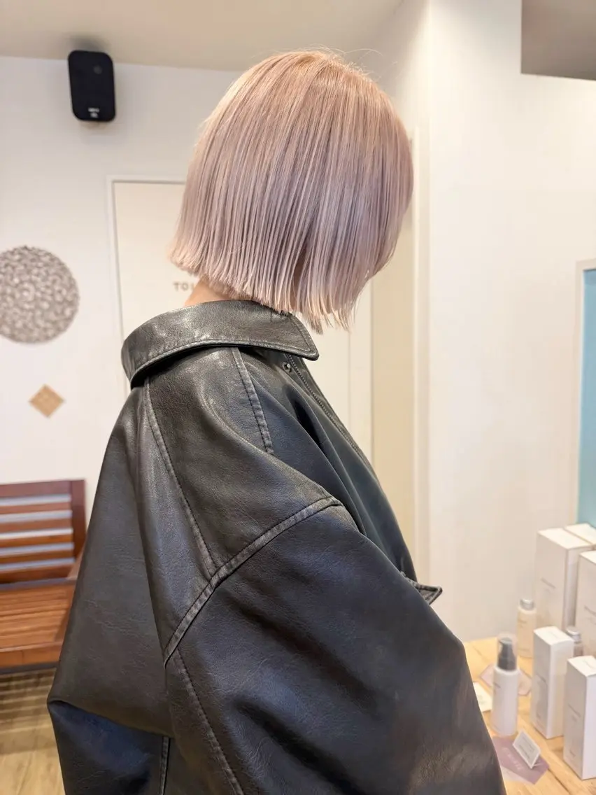 カラー ンジハ えみのヘアスタイル