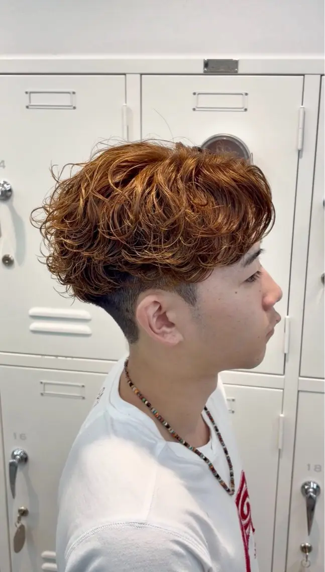 カラー パーマ ブラウンカラー カット ヘアカラー パーマ 髙橋 偉月のヘアスタイル