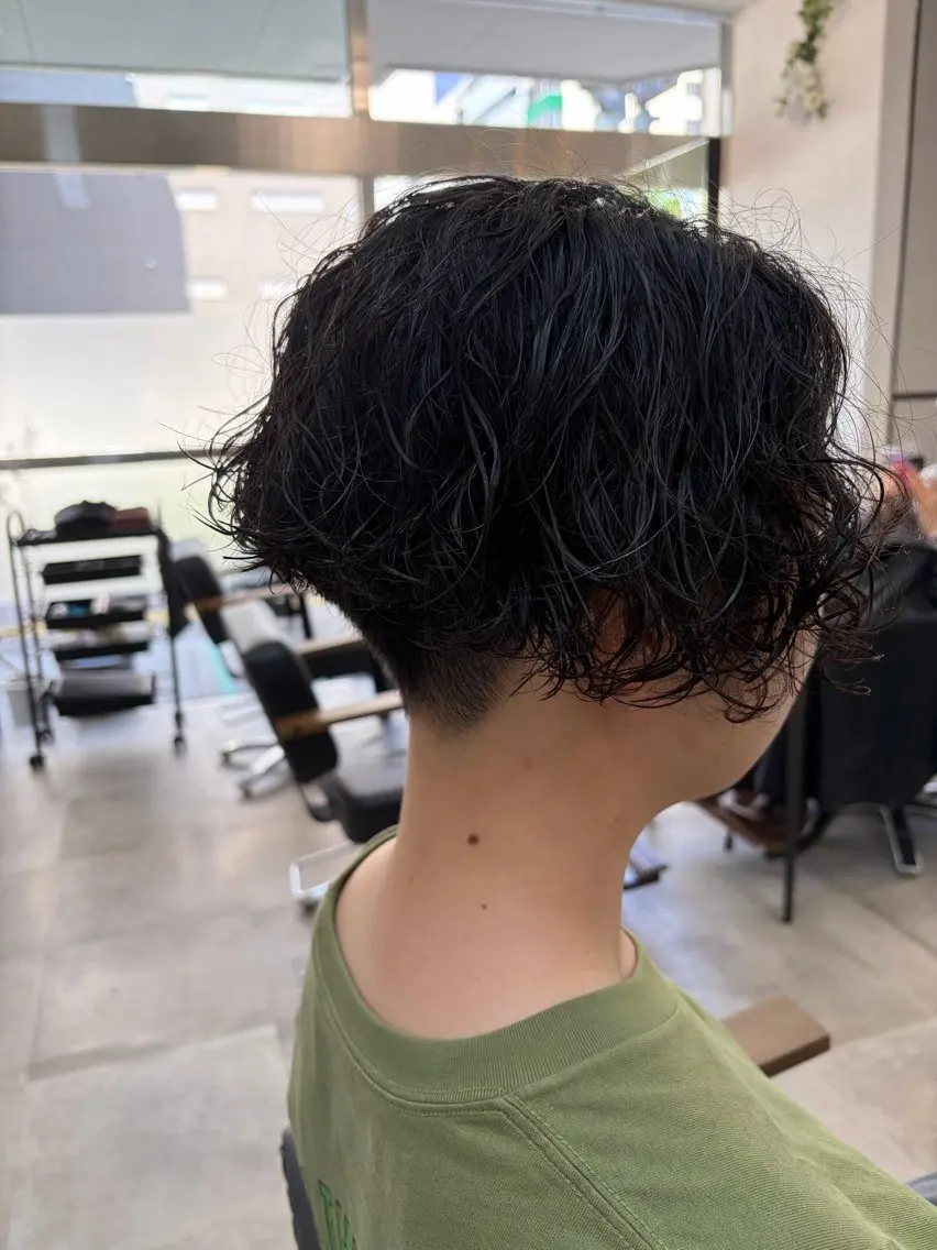 ショート パーマ 🥀韓国ヘア🥀 宮津真菜のヘアスタイル