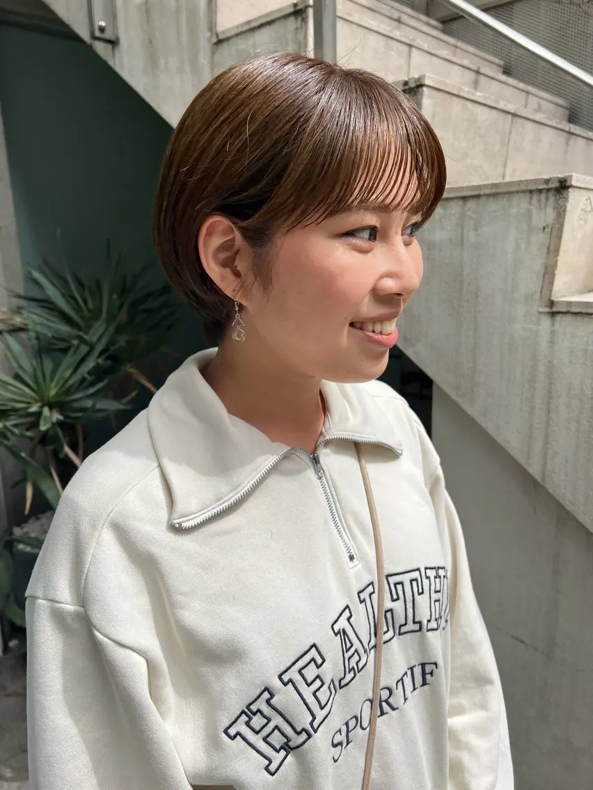 ショート 三浦 れいやのヘアスタイル