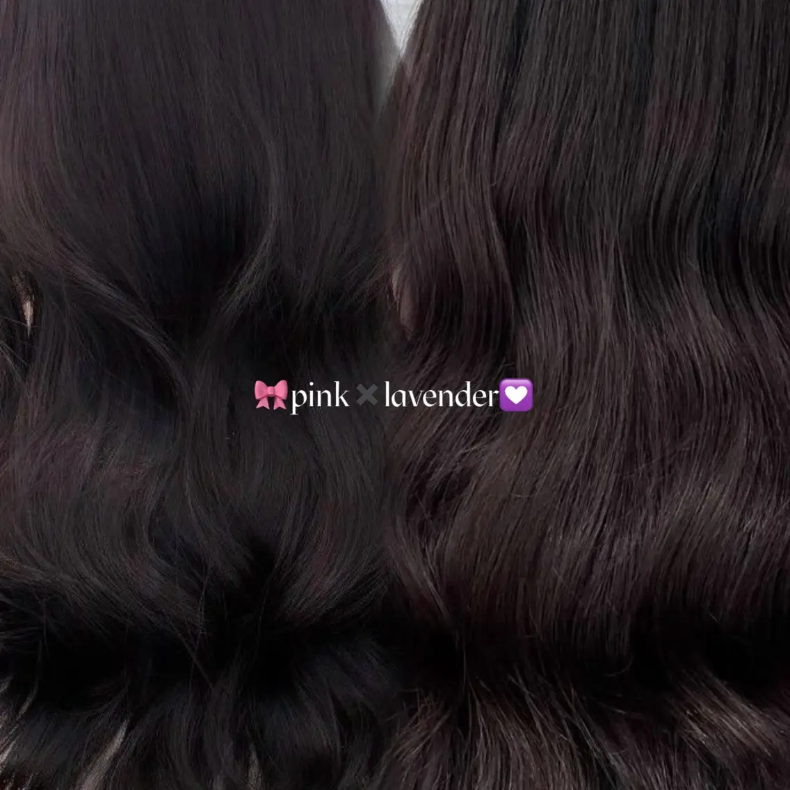 ロング ヘアカラー 𝐤𝐚𝐧𝐚𝐞 🩶韓国風｜ガーリーのヘアスタイル