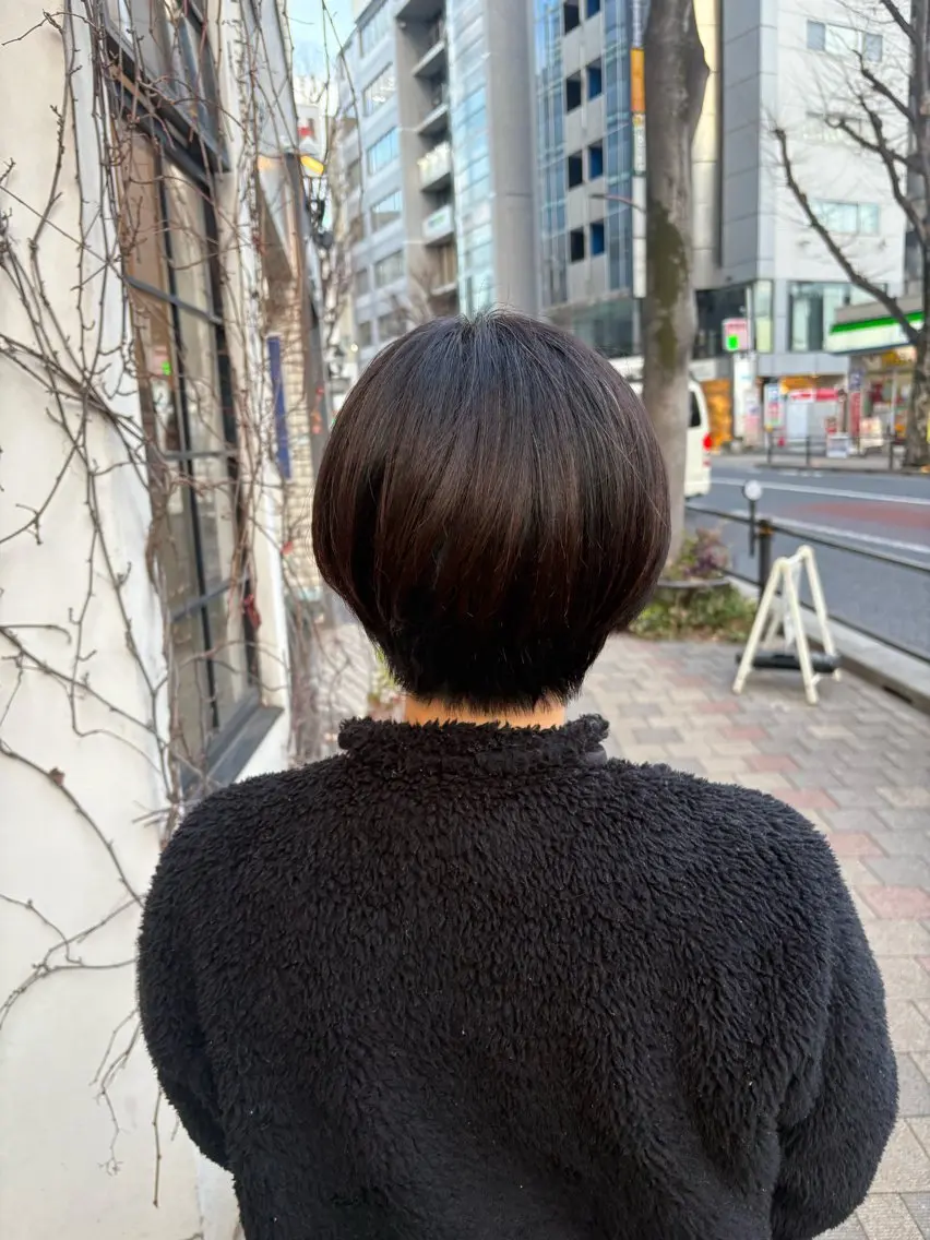 ショート カット トリートメント 似合わせカットNo1 いちば　ゆなのヘアスタイル