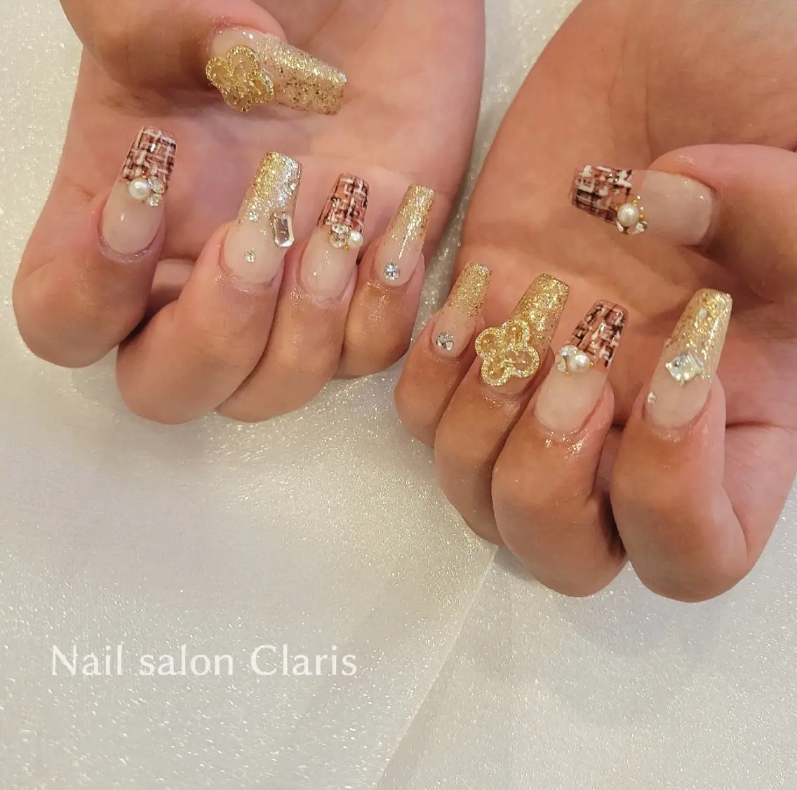 ネイル アートネイル スカルプネイル Nailsalon Clarisのネイルデザイン
