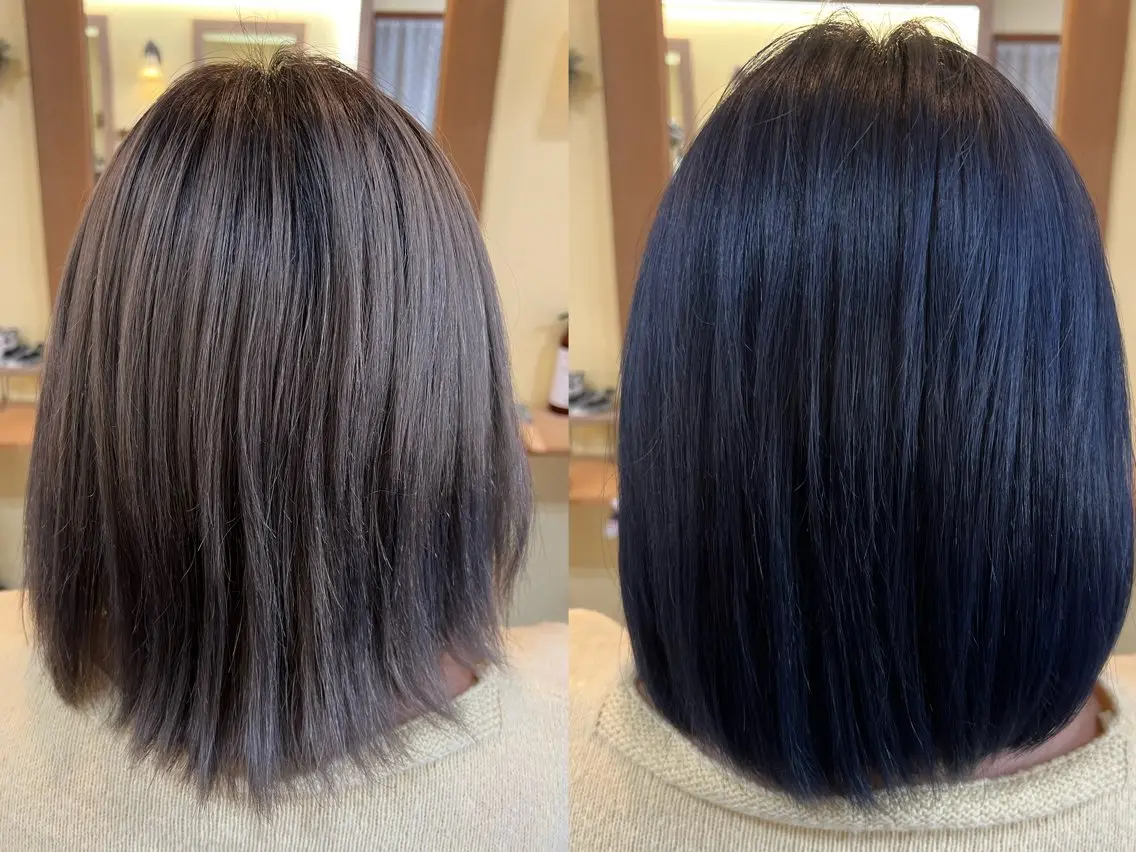 カラー ブリーチ 鶴島 凜のヘアスタイル