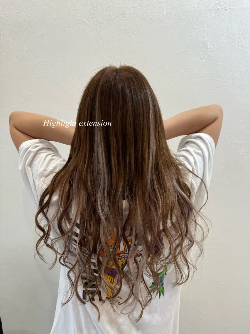ロング カラー エクステ 【メンズ特化】池袋 韓国スタイル飯塚のヘアスタイル