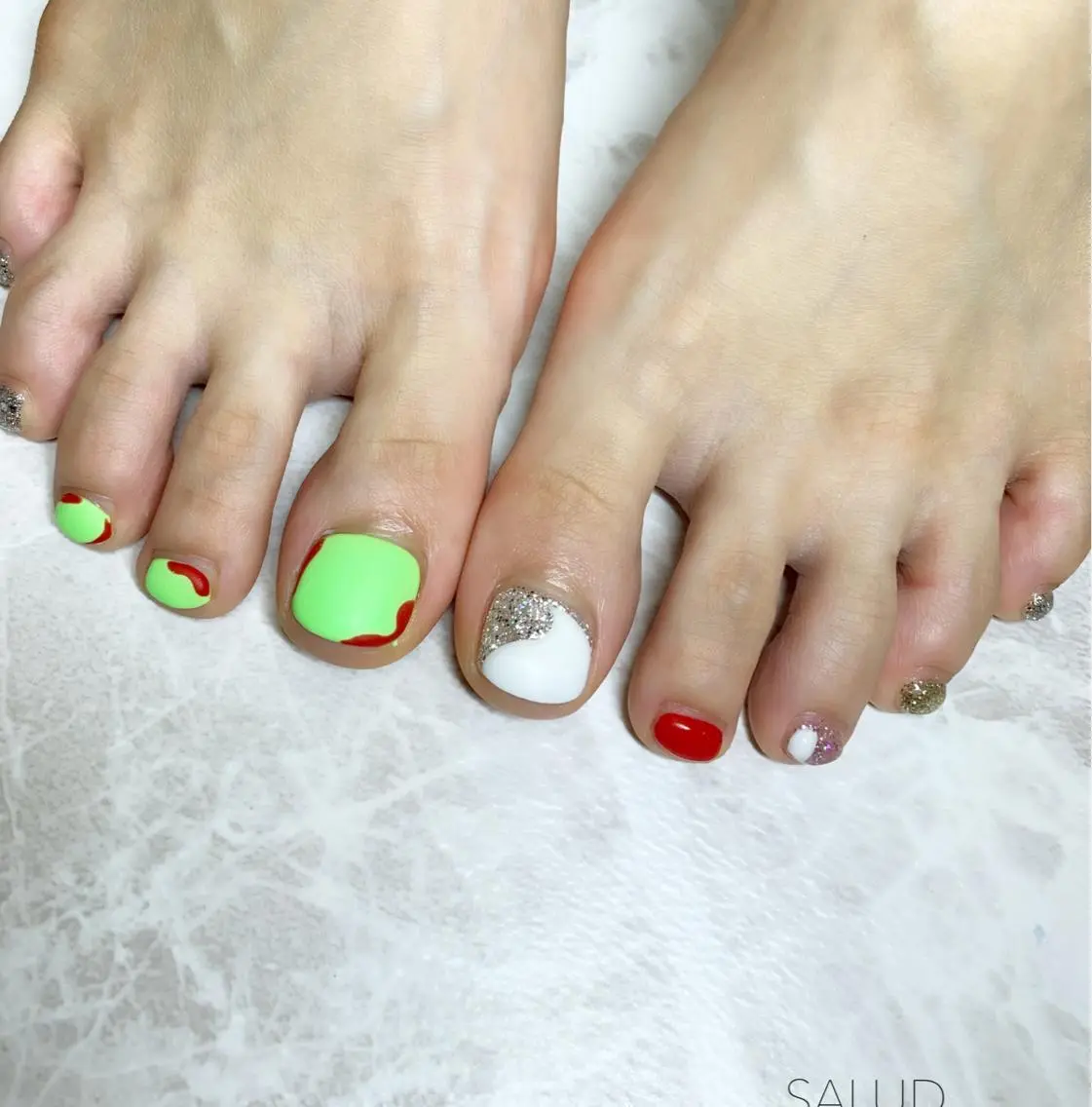 ネイル フットネイル Nail Salon SALUDのネイルデザイン