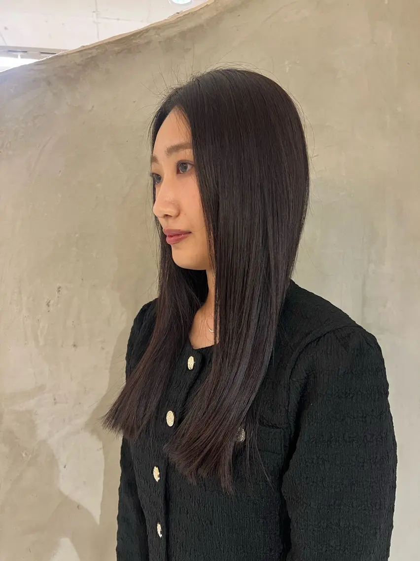 ロング カラー ヘアカラー トリートメント 重松 丈博のヘアスタイル